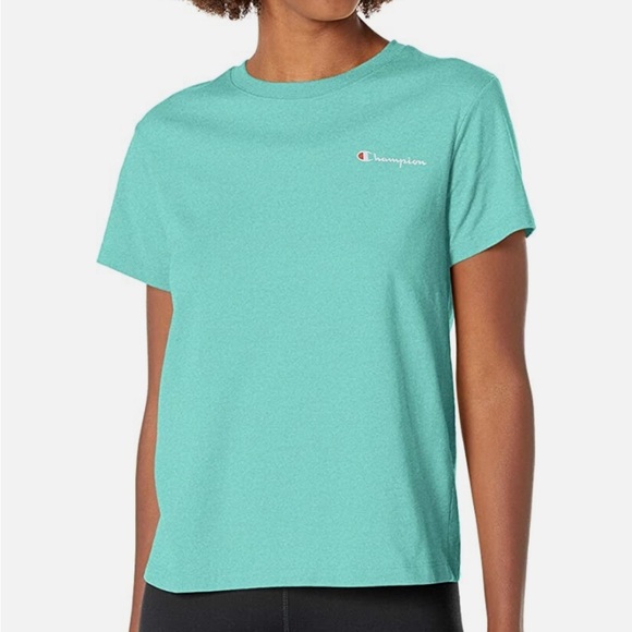 Champion Tops - Champion Women's Teal Short Sleeve Tee